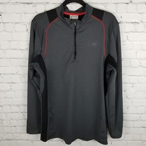 ASICS | 1/4 zip mock neck thermal long sleeve top